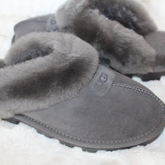 grey ugg coquette slippers
